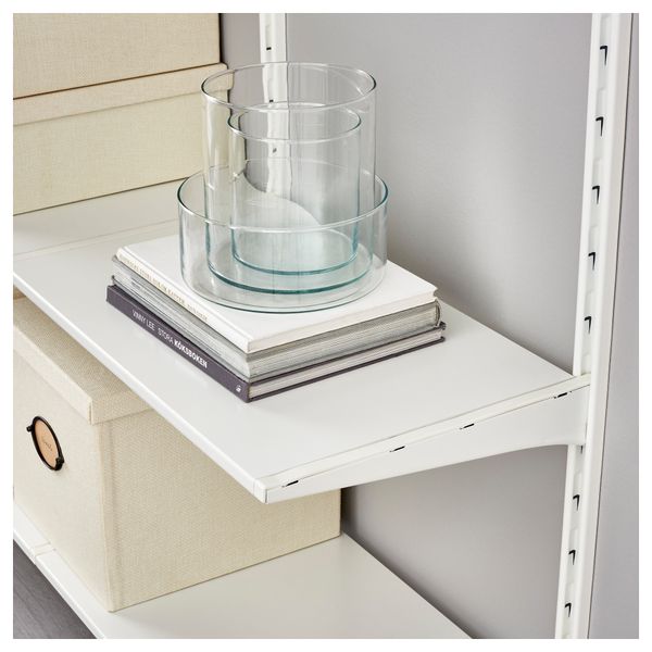 Настенная шина, полки АЛЬГОТ, белый (132x41x199 см) - фото 3