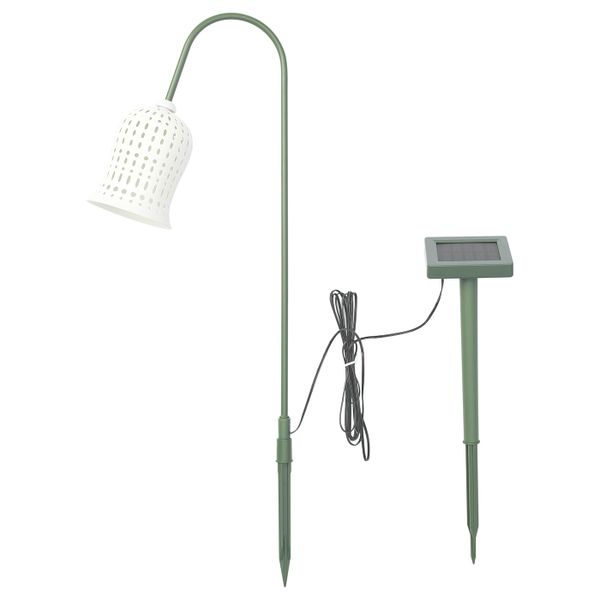 Подсветка на солнечных батарее,светодиод, для сада/подснежник белый IKEA СОЛВИДЕН 404.543.10 - фото 1