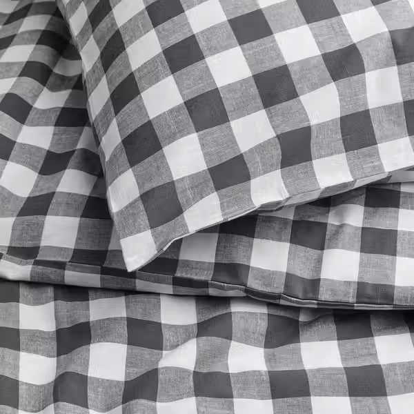 EKTANDVINGE ЭКТАНДВИНГЕ Пододеяльник и 2 наволочки - фото 3