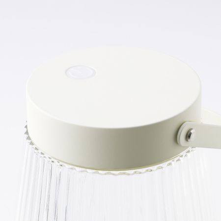 Светодиодный светильник, для сада/с батарейным питанием прозрачное стекло 24 см IKEA СОЛВИДЕН 804.550.58