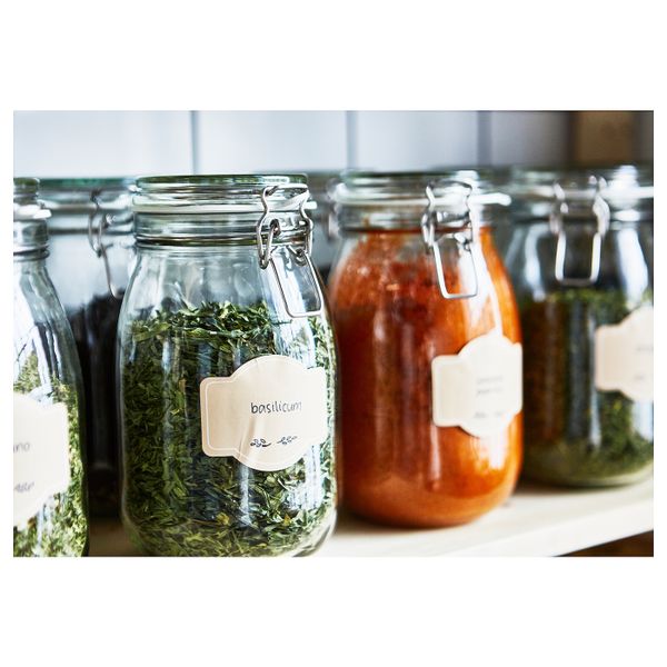 Банка с крышкой, прозрачное стекло 1.8 л IKEA KORKEN КОРКЕН 103.724.53 - фото 4