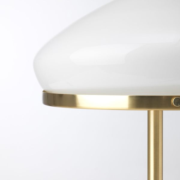 Лампа настольная, молочный стекло IKEA ÅTERSKEN ОТЕРСКЕН 904.352.58 - схема-чертеж с размерами