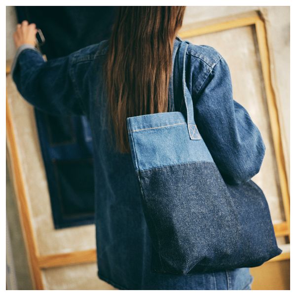 Сумка, 34x35 см, синий IKEA MÄVINN 405.520.37 - фото 3