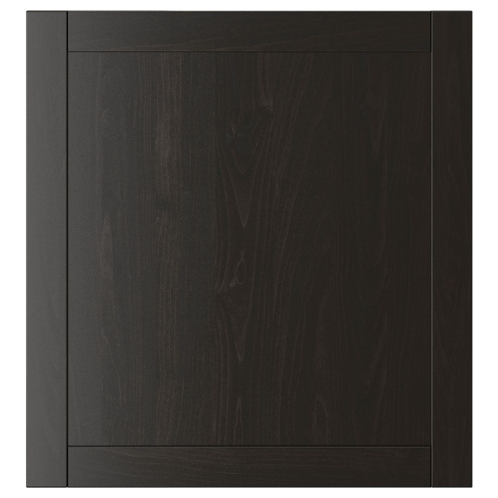Дверь, черно-коричневый 60x64 см IKEA HANVIKEN ХАНВИКЕН 804.354.52 - фото 1