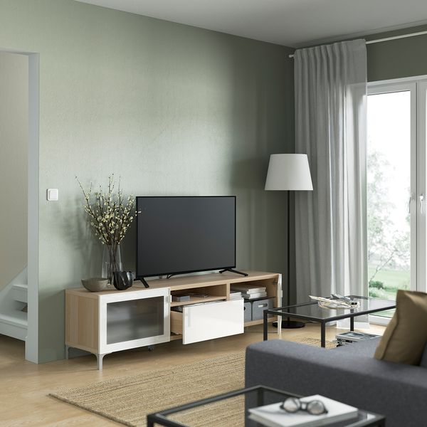 Тумба под ТВ, 180x42x48 cm IKEA BESTÅ БЕСТО 593.989.46 - фото 3