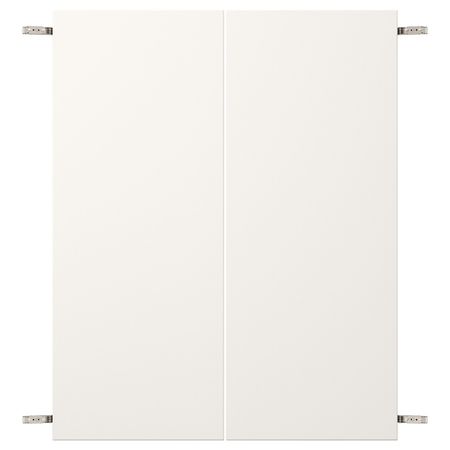 Пара дверец с петлями, белый 80x100 см IKEA VEDDINGE ВЕДДИНГЕ 592.850.77