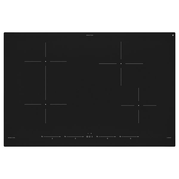 Индукционная Варочная панель, 78 см, IKEA 500 черный IKEA UTNÄMND УТНЭМНД 304.678.22 - фото 1