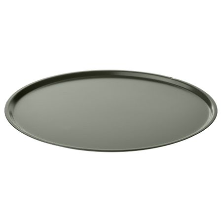 Тарелка для свечи, 22 см, насыщенный зеленый IKEA LINDRANDE 105.336.15