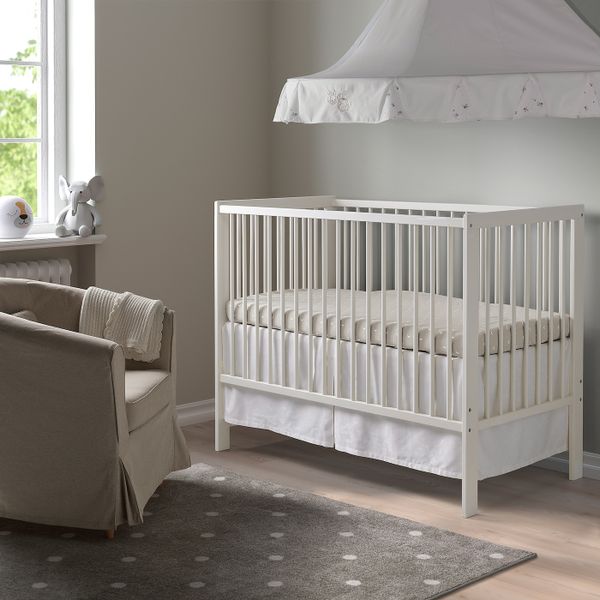Кроватка детская, белый 60x120 см IKEA GULLIVER ГУЛЛИВЕР 304.212.21 - фото 2