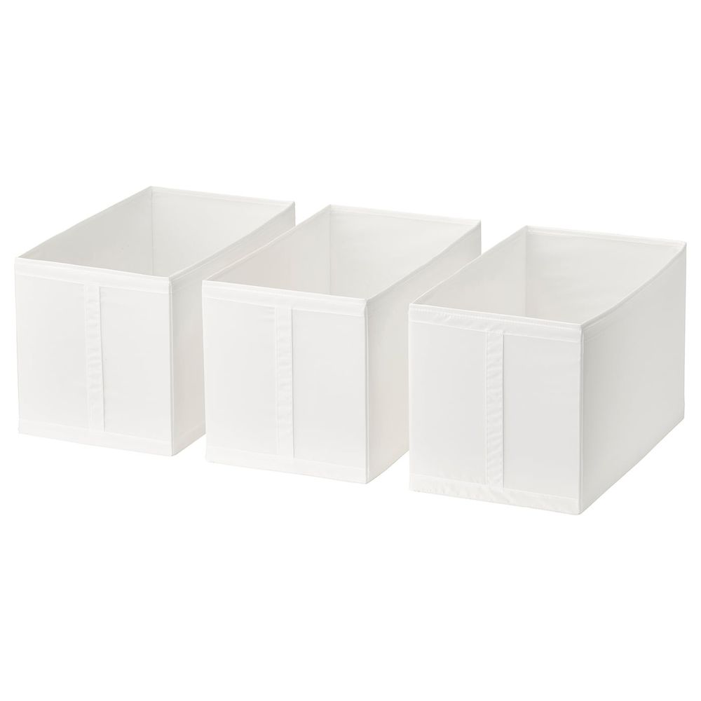 Коробка, белый 31x55x33 см IKEA SKUBB СКУББ 603.751.09 - фото 1