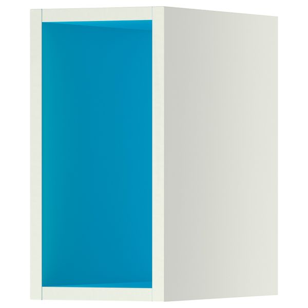 Открытый шкаф ТУТЕМО, белый, голубой - фото 1