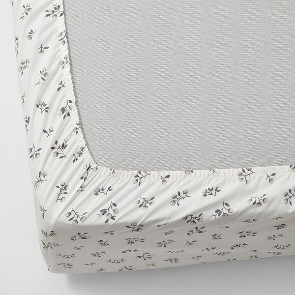 Простыня натяжная, с цветочным орнаментом 160x200 см IKEA SANDLUPIN САНДЛУПИН 704.707.71 - фото 3