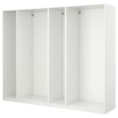 PAX 4 каркаса гардеробов - белый 300x35x236 см