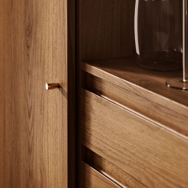RÅDMANSÖ Шкаф - коричневый под грецкий орех 118x49x103 см - фото 6
