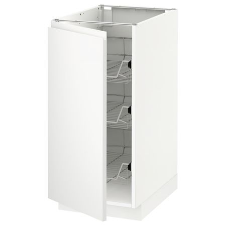 METOD Напольный шкаф/проволочные корзины