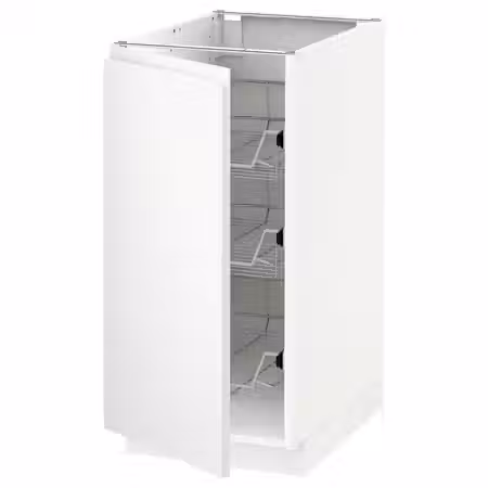 METOD Напольный шкаф/проволочные корзины