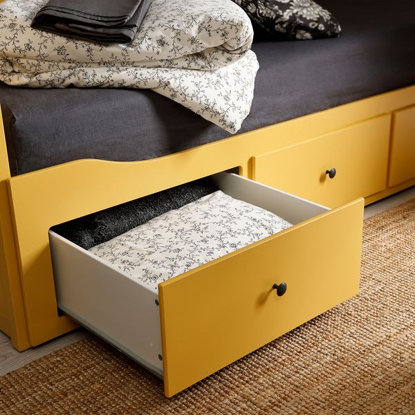 Кушетка с 2 матрасами, 3 ящиками IKEA HEMNES ХЕМНЭС 995.598.62 - фото 7