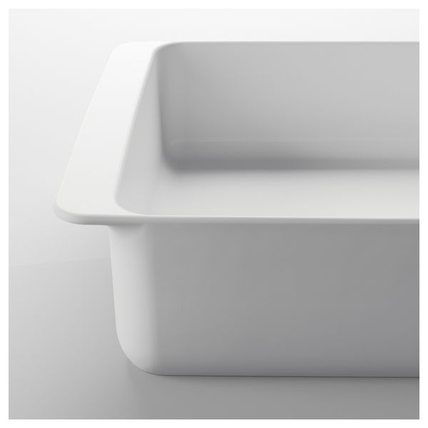 Форма для духовки ИКЕА/365+, белый (32x20 см) - схема-чертеж с размерами