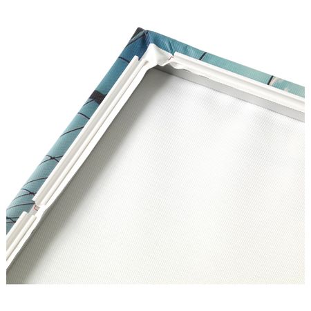 Картина с рамой, Сидящая женщина с согнутым коленом/цвет алюминия 78x118 см IKEA BJÖRKSTA БЬЁРКСТА 593.847.51