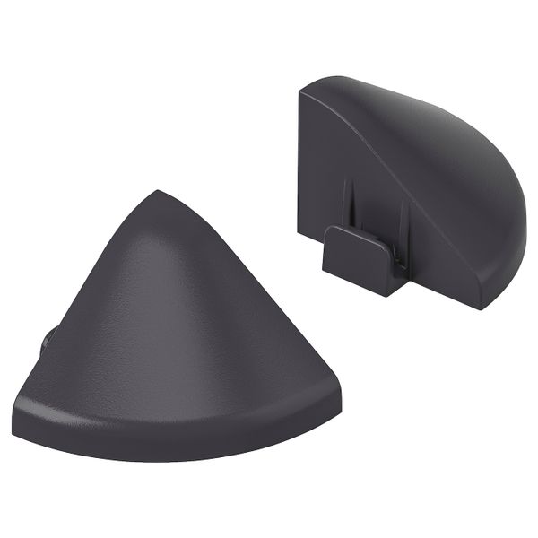 Угловой элемент окантовки настила, темно-серый IKEA RUNNEN РУННЕН 704.941.40 - фото 1