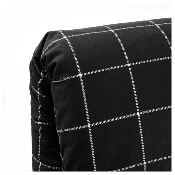 Диван-кровать 2-местная ИКЕА/ПС ХОВЕТ, Руте черный - схема-чертеж с размерами