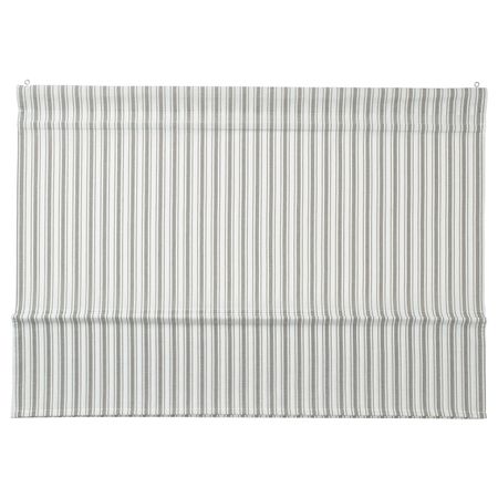 Римская штора, белый, зеленый/в полоску 120x160 см IKEA RINGBLOMMA РИНГБЛУММА 704.910.71