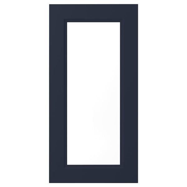 Стеклянная дверь, матовая поверхность синий 40x80 см IKEA AXSTAD АКСТАД 204.912.38 - схема-чертеж с размерами