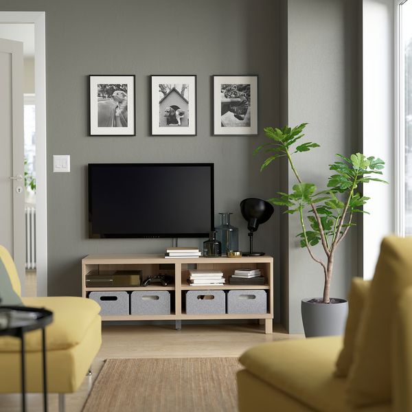 BESTÅ Тумба под ТВ - под беленый дуб 120x40x48 см - фото 2
