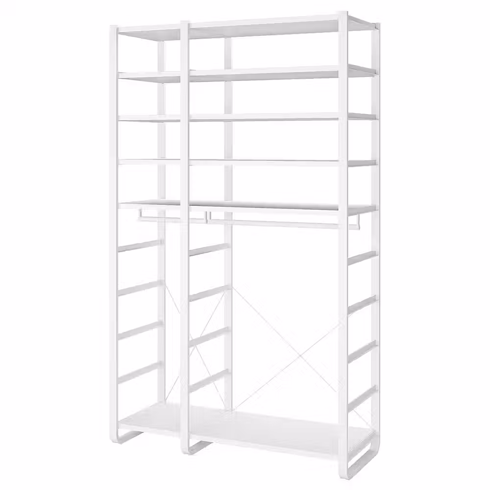 ELVARLI Гардероб, комбинация - белый 125x55x216 см - фото 1