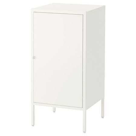 Комбинация для хранения с дверцами, белый 45x47x92 см IKEA HÄLLAN ХЭЛЛАН 792.913.17