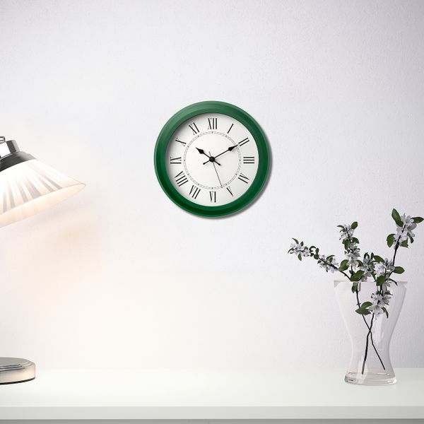 Настенные часы, зеленый 25 см IKEA NUFFRA НУФРА 704.764.62 - фото 2