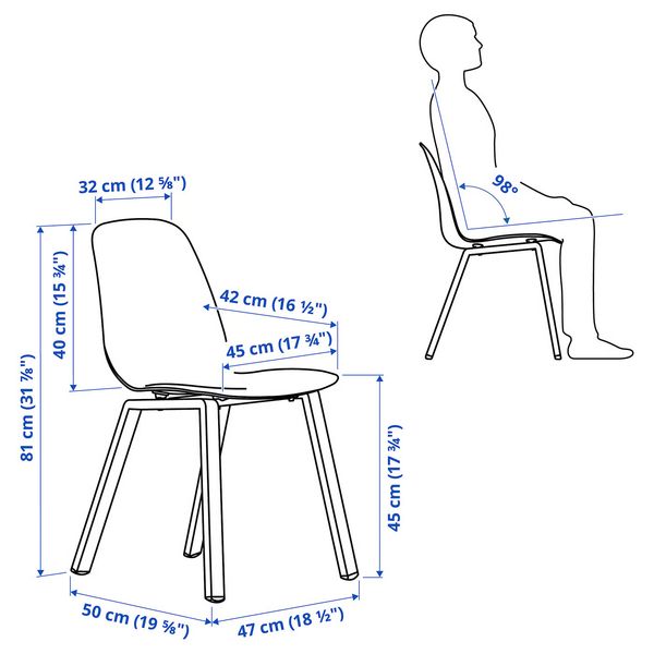 IKEA, дополнительный ракурс - схема-чертеж с размерами
