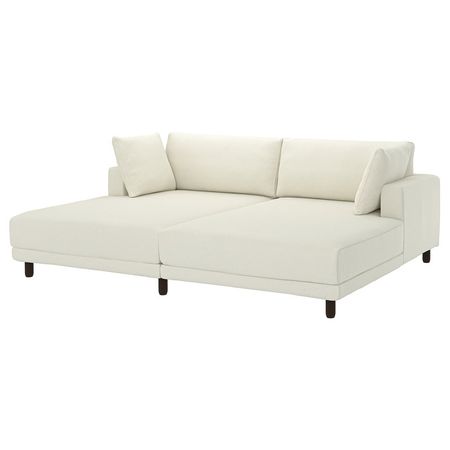 UPPÅKRA 3-местный модульный диван - с козеткой/Axvall белый с оттенком