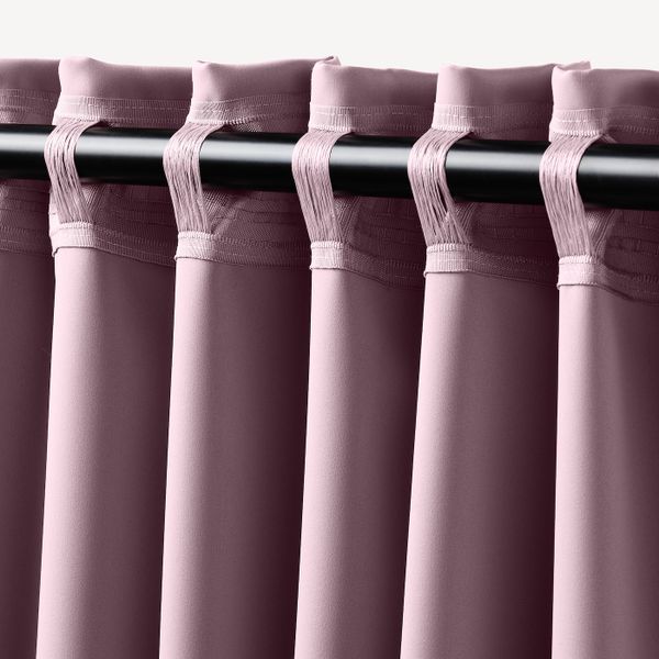 Затемняющие гардины, 2 шт., светло-розовый 145x300 см IKEA MAJGULL МАЙГУЛЛ 204.177.95 - фото 4