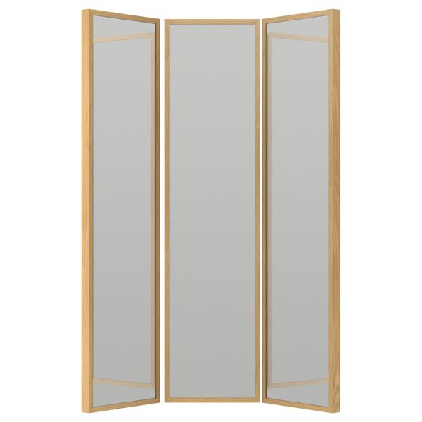 Зеркало СТАВЕ, под дуб дуб - схема-чертеж с размерами