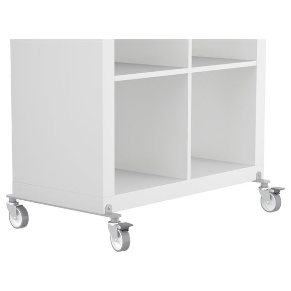 Набор колесиков КАЛЛАКС, серебристый (4x48 см) - схема-чертеж с размерами