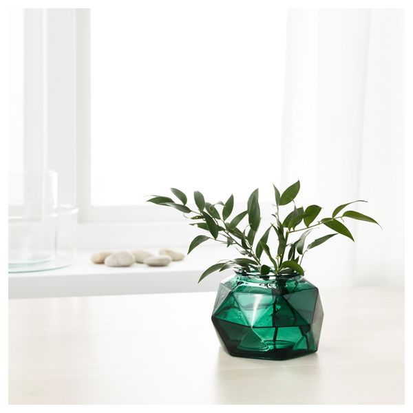 Ваза ГЕНЕРЁСТ, зеленый (10 см) - фото 2
