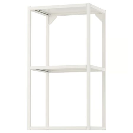 ENHET Навесной каркас с полками - белый 40x30x75 см