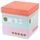 Коробка с крышкой КВИТТРА, разноцветный (25x25x25 см)