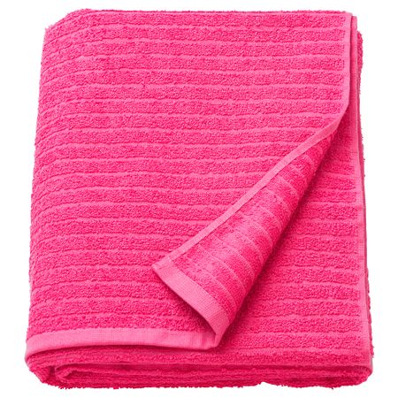 Простыня банная, ярко-розовый, 100x150 см IKEA VÅGSJÖN ВОГШЁН 805.710.86