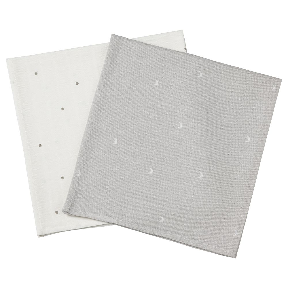 Муслиновый лоскут, точечный, луна, 70x70 см IKEA LEN ЛЕН 904.892.08 - фото 1