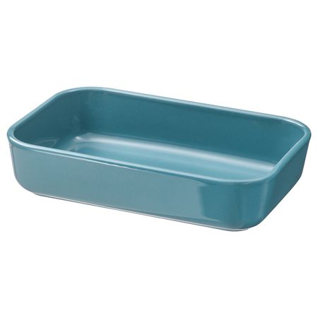 Форма-блюдо для духовки, синий 23x15 см IKEA ЛИККАД 803.731.47
