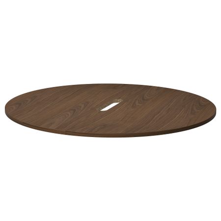 Столешница, 120 см, круглой формы, шпон грецкого ореха IKEA MITTZON 505.276.41