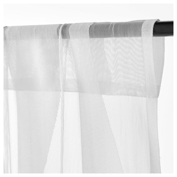 Гардины, 2 шт. МУРРУТА, белый (145x300 см) - схема-чертеж с размерами