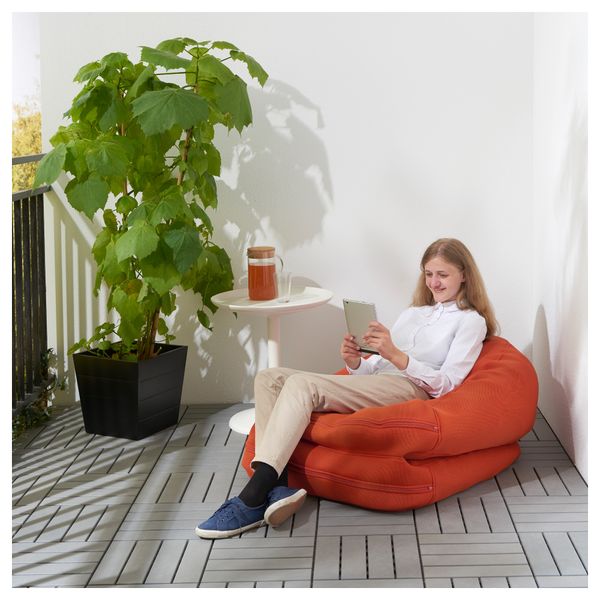 Пуф-мешок для дома/сада БУССЭН, оранжевый - фото 2