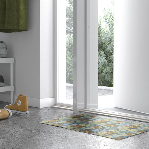 Придверный коврик, цветок, разноцветный, 40x60 см IKEA VÄLFÄRD 005.978.96 - фото 4