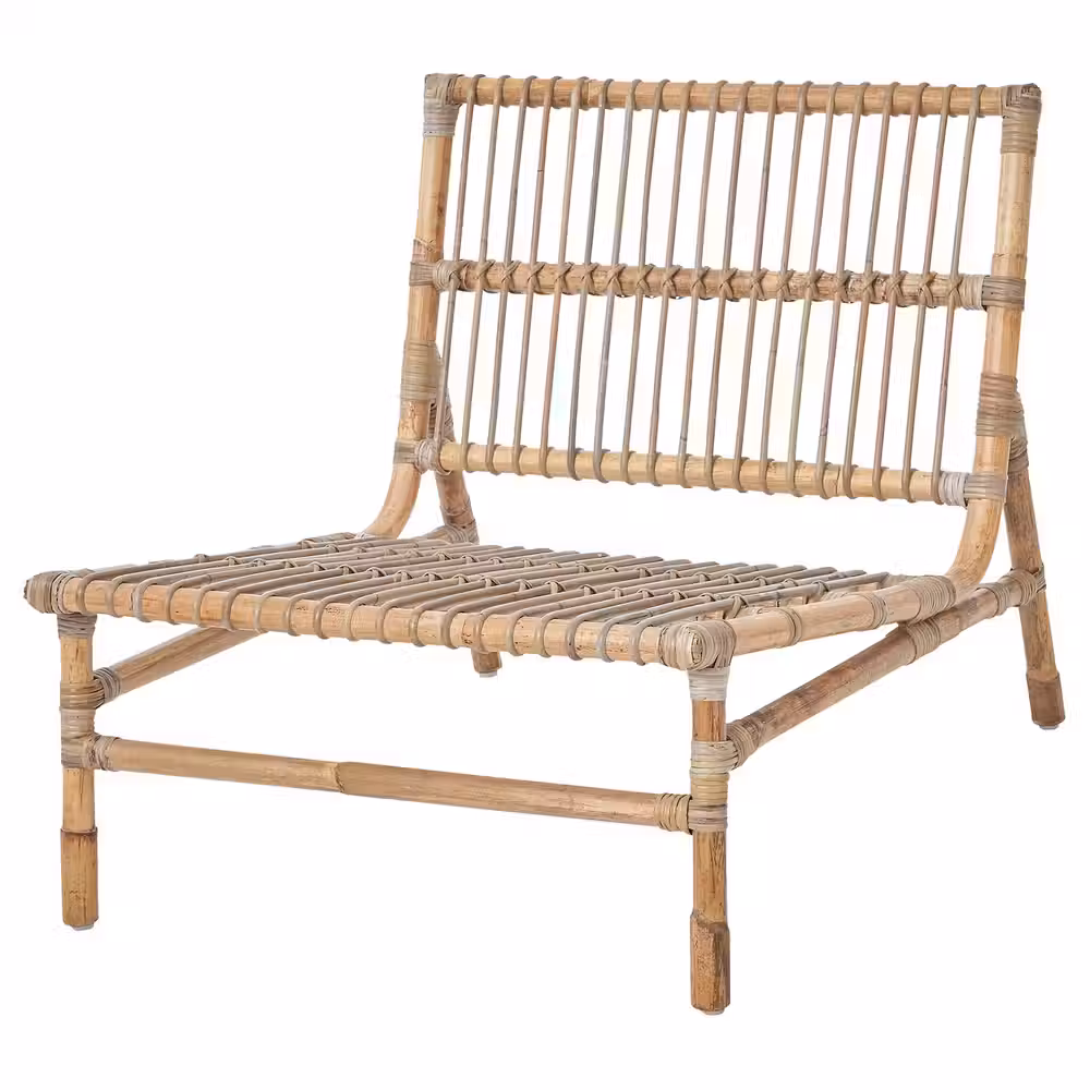 TVARÖ Секция модульного садового дивана - коричневый - фото 1