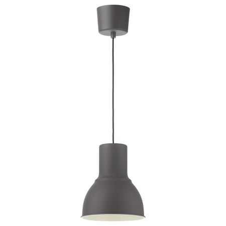 Подвесной светильник, темно-серый 22 см IKEA HEKTAR ХЕКТАР 003.903.77
