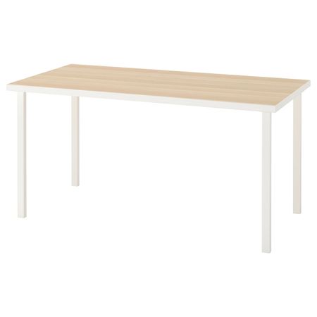 Стол, белый под беленый дуб/белый 150x75 см IKEA LINNMON ЛИННМОН / GODVIN ГОДВИН 593.295.33