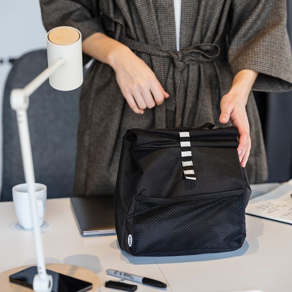 Сумка для/завтраков, черный 22x17x35 см IKEA FRAMTUNG ФРАМТУНГ 504.992.33 - фото 12